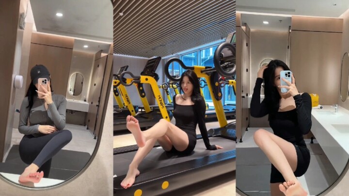 หุ่นของพี่สาวดีมากเลยนะ ไม่ผิดหวังจริงๆ ที่เป็นคนที่ไปออกกำลังกายที่ยิมทุกวัน!