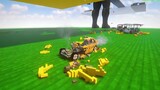 Game|Car Accidents Sim|Có thể dùng bao nhiêu xe để đánh bại Thanos