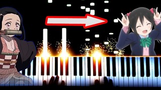 ["Red Lotus Halation" - Demon Slayer x Love Live] Special Effect Piano / Fonzi M