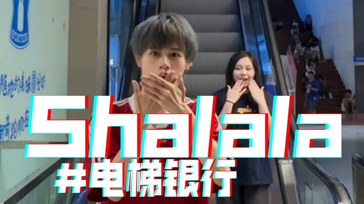 拍完才发现居然和电梯上的路人一起合跳了Shalala！