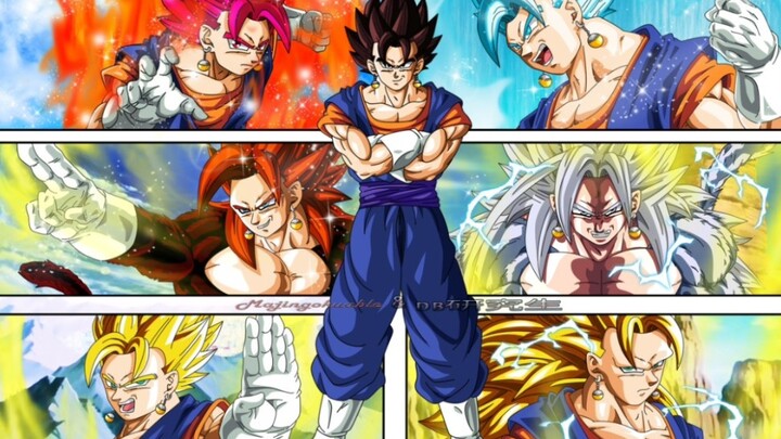 (MAD·AMV) ฝีมือการต่อสู้ของ Vegetto และ Gogeta 