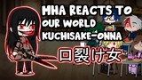 MHA/BNHA Reacts to Japanese Urban legend "Kuchisake Onna" || Gacha Club ||