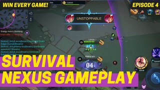 SURVIVAL NEXUS GAMEPLAY [RANK 1] | SURVIVAL NEXUS MOBILE LEGENDS [EPISODE 4]