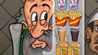 拿好餐最好跑快点，不然我会把你往死里打。