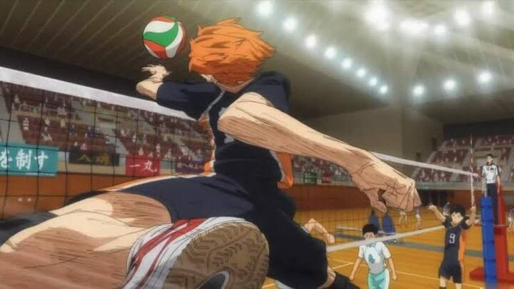 Hinata's quick attack in Nationals