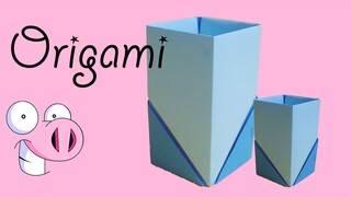 Cách làm hộp quà bằng giấy cực dễ - Cách Gấp Hộp Quà đơn giản Gấp giấy Origami -hộp bằng giấy a4