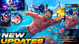 NEW UPDATES : FREE KOF SKIN, KOF IS BACK | ZILONG SUMMER SPECIAL SKIN | LING SKIN | MOBILE LEGENDS