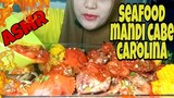 ASMR SEAFOOD MANDI CABE CAROLINA INDONESIA (CABE TORAJA) COLLAB WITH AMBU FOODSTORY || ASMRINDONESIA