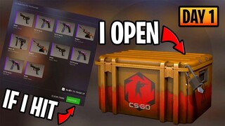 Opening a Case Every Time I Hit a Trade Up (Day 1)