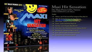 Maxi Hit Sensation, Die Maxi Power CD's (1989) Various [CD Album]
