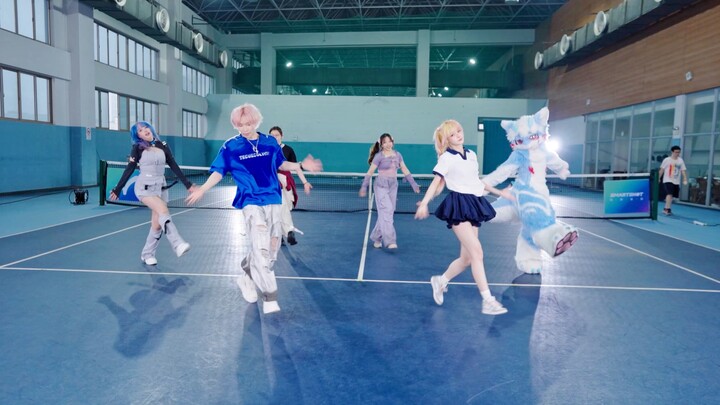 أمي! لقد أصبحت أنا وبنجيا شا زرقاء في المجموعة!!!