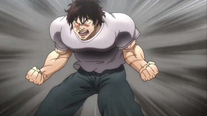 Yujiro is worried about Baki's marriage. He is such a loving old father!