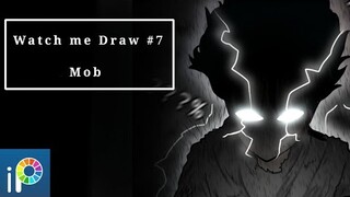 Mob • Mob Psycho 100 || watch me draw #7