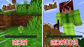 【ถ้าหากเราเลเวลเพิ่มตัวเราจะใหญ่ขึ้น?!】⚡️อะไรเนี่ย!?| #20(Minecraft)