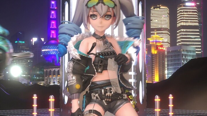 Vịt bảng búp bê đeo được [Hacker Rabbit xâm nhập] Vịt punk kỹ thuật số vua khiêu vũ Thượng Hải nhảy 