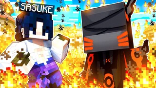 Who's Your Family? O FILHO DO SASUKE DESPERTOU O NOVO MODO KURAMA NECROMANTE no Minecraft