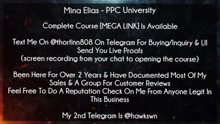 Mina Elias Course PPC University download