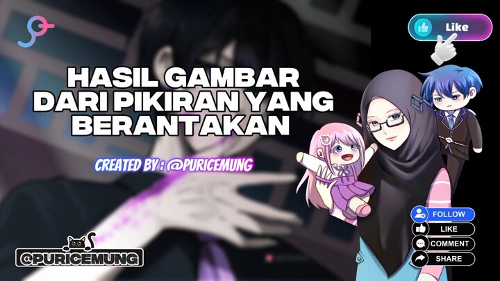 Hasil Gambar dari Pikiran yang berantakan -  Speedpaint Medibangpaint