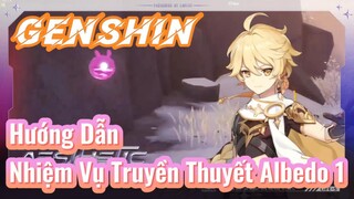 [Genshin, Hướng Dẫn] Hướng Dẫn Nhiệm Vụ Truyền Thuyết Albedo 1