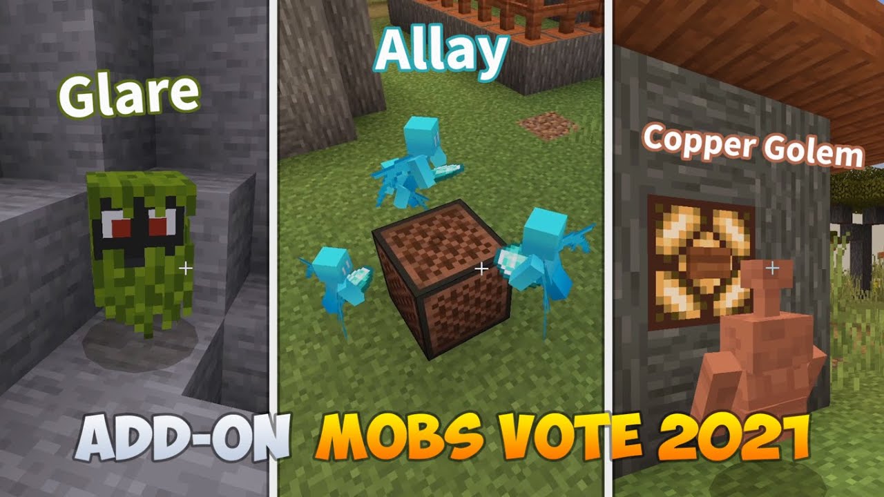 Minecraft Live 2021 Mobs Vote: Copper Golem, Allay, And The Glare