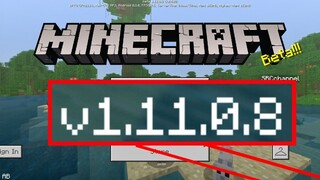 เเจกMinecraft PE 1.11.0.8!! มาเเล้ว มีอะไรเพิ่มมาต้องดู