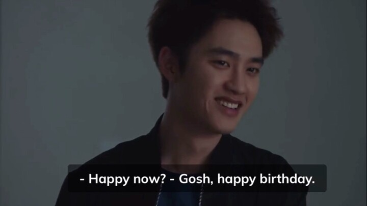 Bad Prosecutor - Doh Kyungsoo sings Happy Birthday with a great rendition.