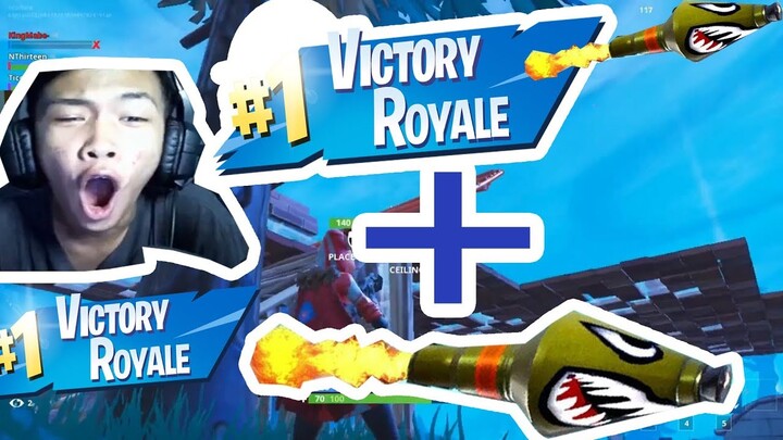 Vlame Crazy Rocket Royale Highlight (Fortnite indonesia)