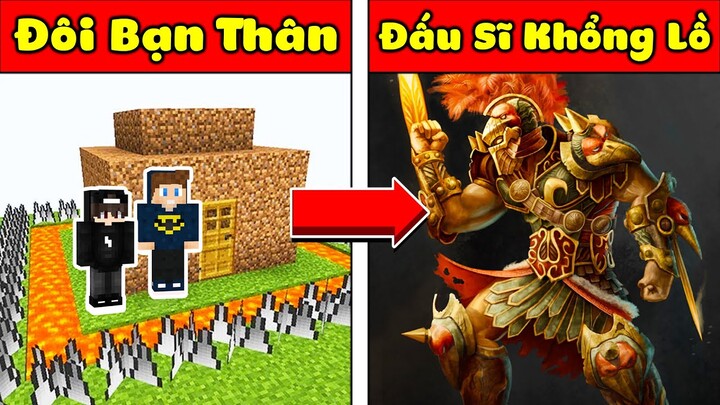 MINIGAME: TIÊU DIỆT ĐẤU SĨ KHỔNG LỒ TRONG MINECRAFT*JAYGRAY VÀ KAYYXD TRỞ THÀNH ĐẤU SĨ LA MÃ (Tập 2)