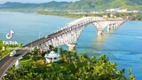 Dalhin mo dito kapag mahal mo at mag roadtrip🌁🍃San juanico Bridge Tacloban City Philippines 🇵🇭 ❤