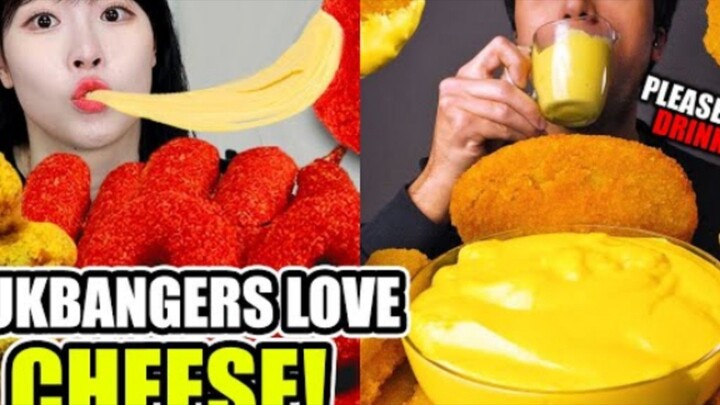 mukbangers love cheese!!