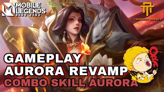 [TA] GAMEPLAY AURORA REVAMP | COMBO SKILL AURORA - HERO YANG SERING DI BAN!!