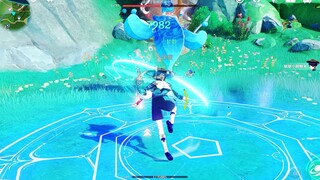 إذن سأبدأ بجدية الآن؟ سانبي يتجاوز فيفيان نيه وحيدًا بدم واحد دون أي ضرر.