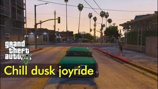 Chill dusk drive near the beach along Magellan Avenue | GTA V | Just Driving