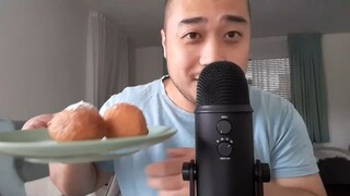 ASMR German Quark Balls & Strawberry Milk + Plate Lick & Shot Glass Licking (Loud Smacking Sounds)