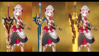 [4k] Essence 4 White Shadow Sword & Chibone Sword & Sword of No Work Damage Perbandingan