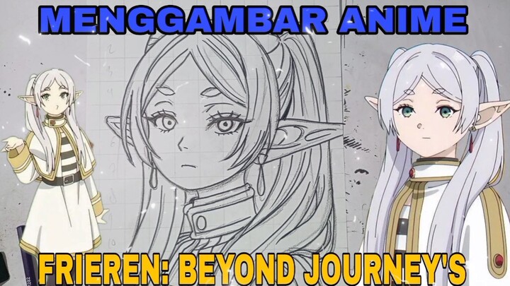 menggambar anime frieren : beyond journey'S