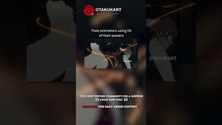 Fate animators using 1% of their powers #anime #shorts #animeedits #animememes