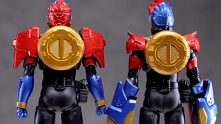 The characters with unique shapes and sincere paint finishes are the sixth installment of Kamen Ride