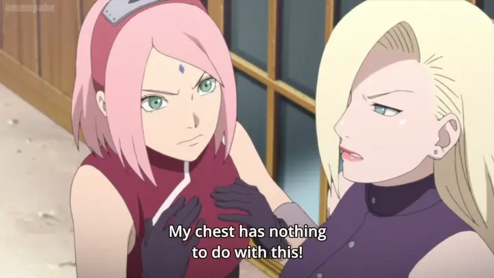 Ino Flaunts Her Big Breasts And Teases Sakura For Having Small Breasts