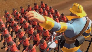 【SFM】大冲锋的拜见火箭兵，但是是本色出演