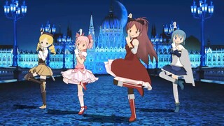 【mmdまどか☆マギカ】鹿目まどか・美樹さやか・巴マミ・佐倉杏子でこの空の向こう