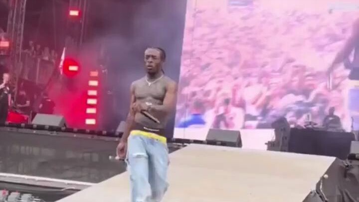 I told you not to toss your phone around during the show!