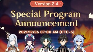 When MiHoYo Suddenly DROP THIS VERSION 2.4 Livestream Announcement, Players Be Like...