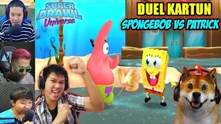 Reaksi ACI GameSpot & Obit Pertarungan Film Kartun Spongebob Vs Patrick | Super Brawl Universe