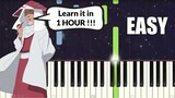 Hokage's Funeral - Naruto - EASY Piano tutorial (Synthesia)