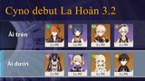 Cyno debut La Hoàn 3.1 - Bilibili x Genshin Impact - Spiral Abyss 3.1 Cyno Aggravate team comp