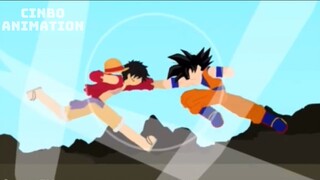 LUFFY VS GOKU | Fan animation