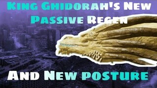 King Ghidorah's New posture and He's New Passive Health Regen - Roblox Project Kaiju