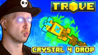 MY FIRST CRYSTAL 4 STAFF DROP IN TROVE DELVES!!!