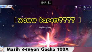 Lanjut gacha 100X, kira" dapet gk yaa???